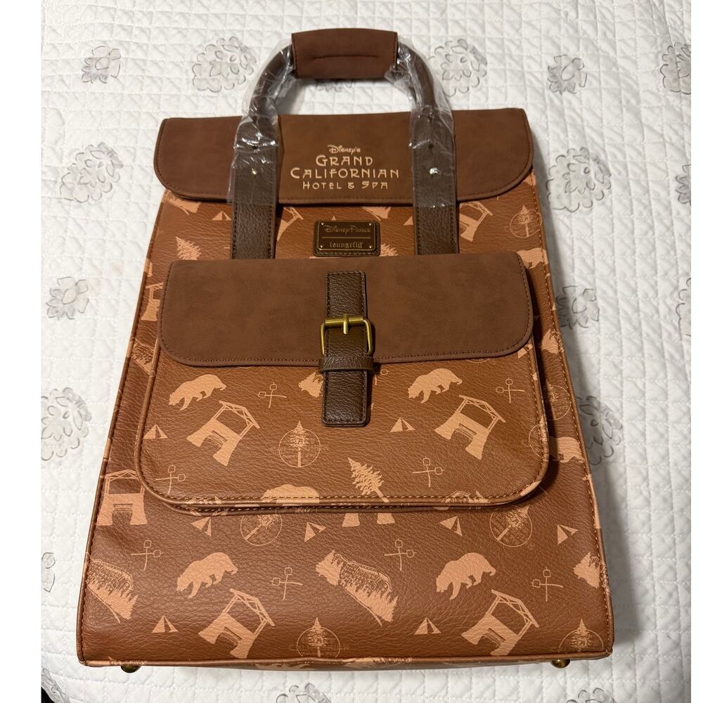 Loungefly Disney’s GRAND CALIFORNIAN Hotel and Spa Backpack NWT